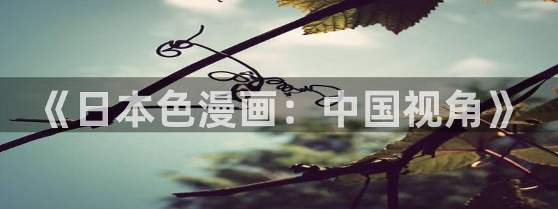 汗汗漫画_歪歪漫画：《日本色漫画：中国视角》